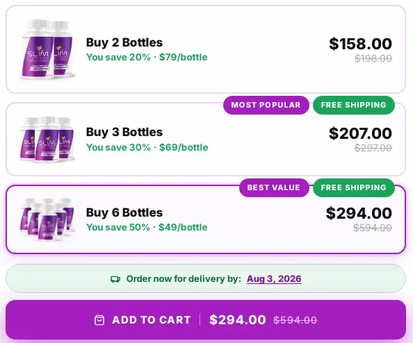 SlimMetrix pricing