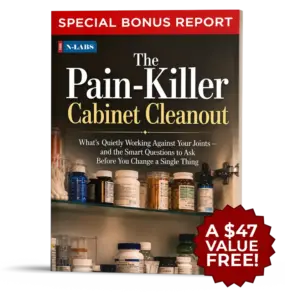 Free Bonus #1 The Pain-Killer Cabinet Cleanout