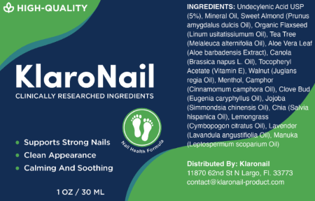 KlaroNail Supplement Facts