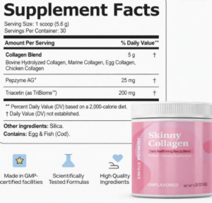 Skinny Collagen Supplement Facts