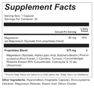 Tinnoril Supplement Facts